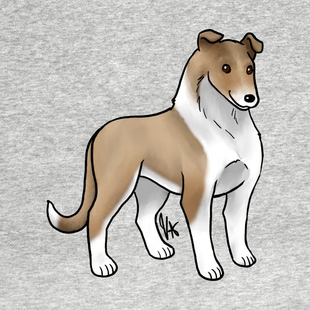 Dog - Smooth Collie - Sable by Jen's Dogs Custom Gifts and Designs